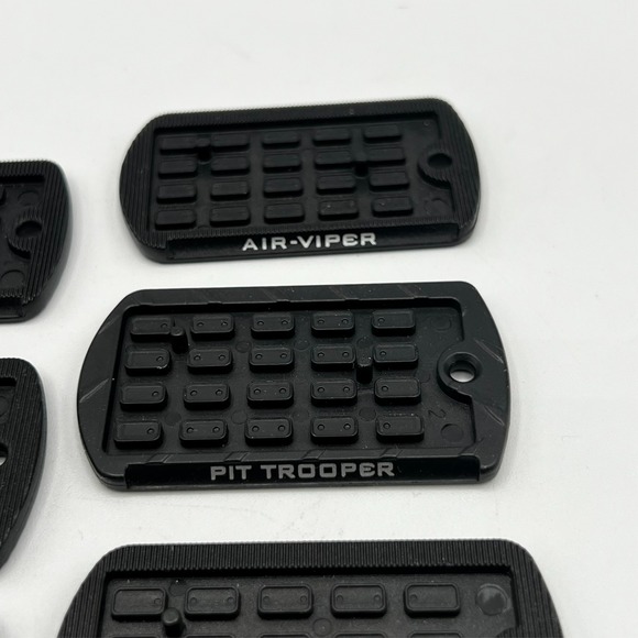 GI Joe COBRA Figure Dog Tag Display Stand Base x 8 Baroness COBRA EEL 2009 - Picture 6 of 7